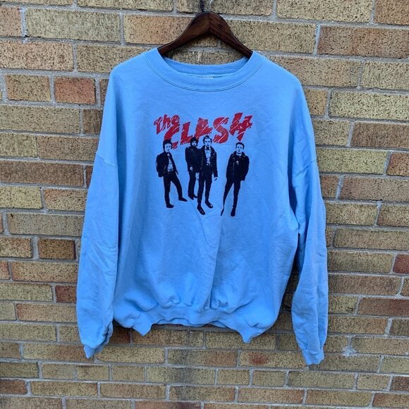 Vintage 1991 The Clash Crewneck Sweater XL - Picture 3 of 7